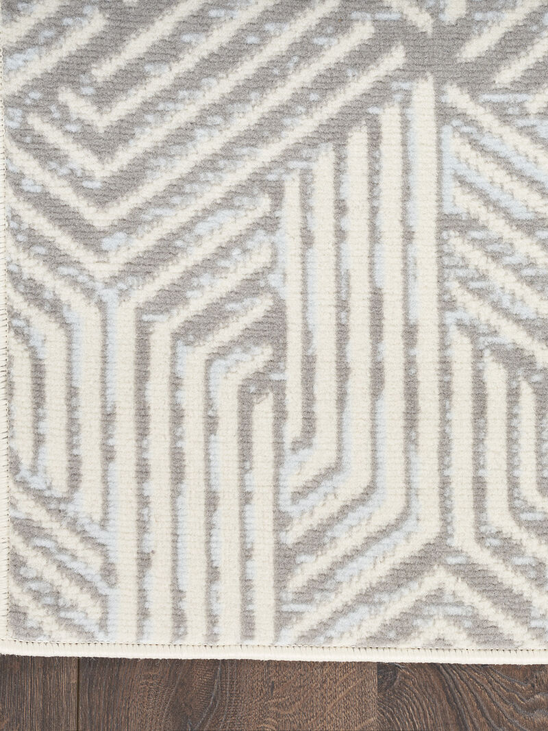 Grafix GRF39 Gray 3' x 5' Rug