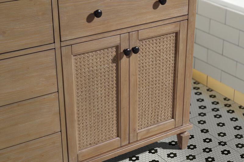 Annie 72" Bathroom Vanity Weathered Fir image number 7