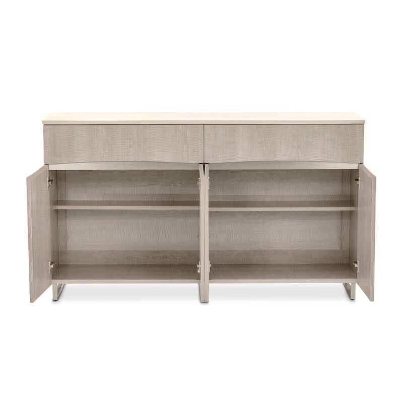 Michael Amini Marin Sideboard - Greige image number 4