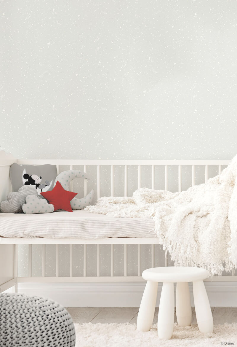 Disney Mickey Mouse Star Grey Wallpaper (Set of 2) image number 1