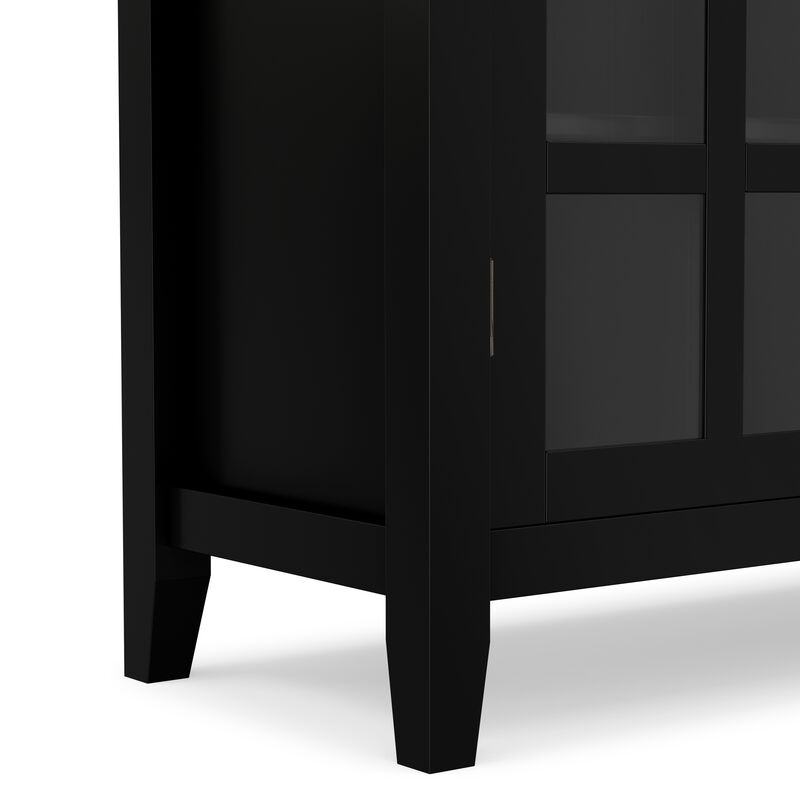Artisan SOLID WOOD 38 inch Wide Transitional Medium Storage Cabinet in Black image number 9