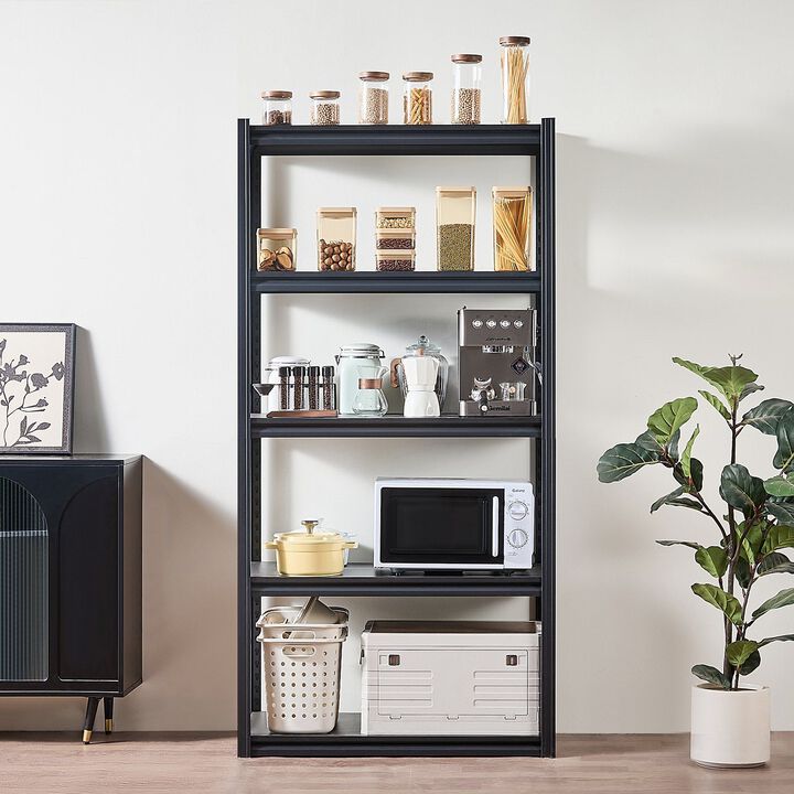 5 Tier Adjustable Metal Shelving Unit for Garage Kitchen Warehouse Basement
