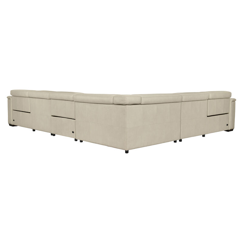 Lioni Leather Power Motion Sectional image number 3