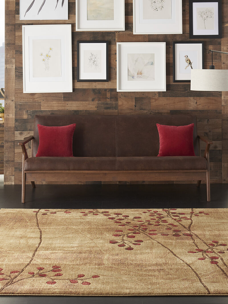 Somerset ST74 Latte 7'9" x Round Rug