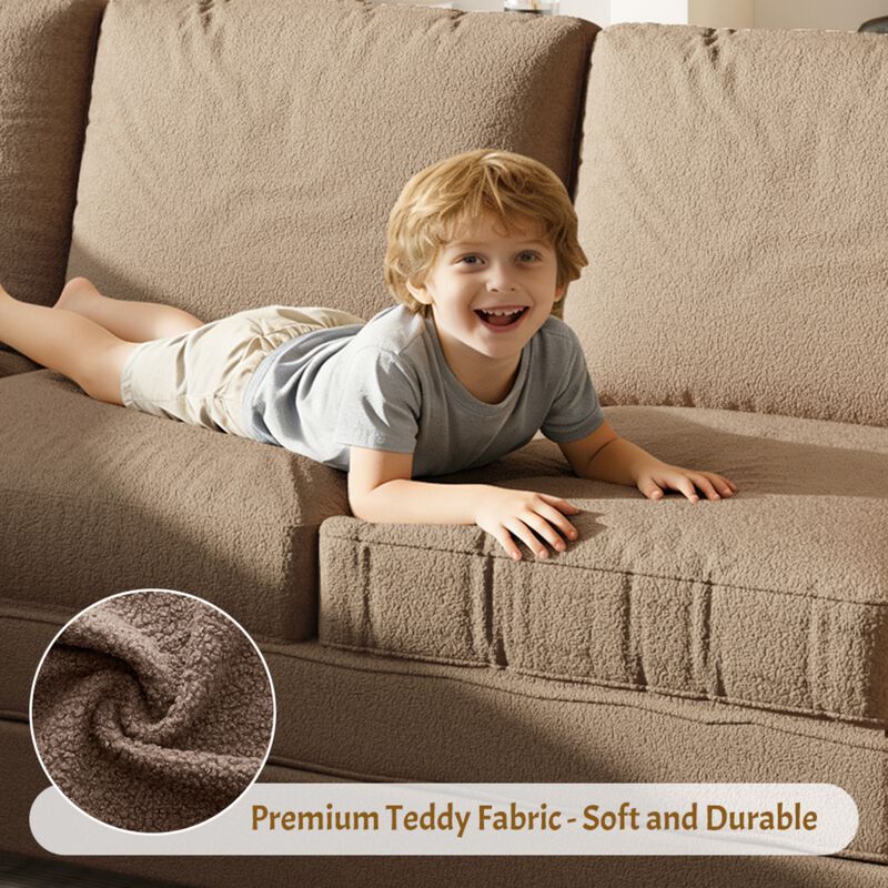 Fumris U Shaped Modular Sectional Sofa image number 5