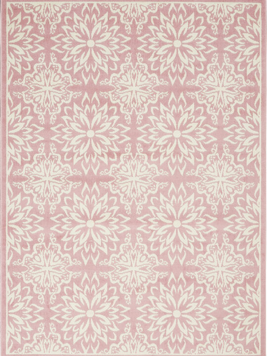 Jubilant JUB06 Ivory/Pink 6' x 9' Rug