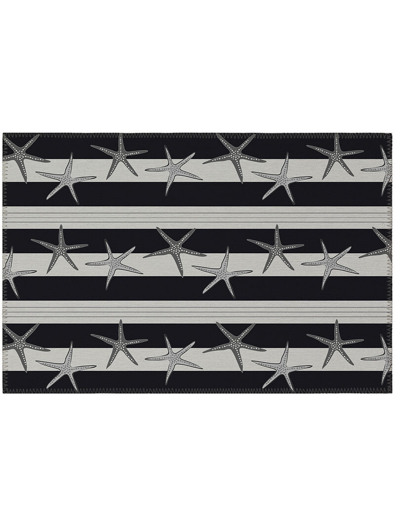 Seabreeze SZ12 Black 20" x 30" Rug