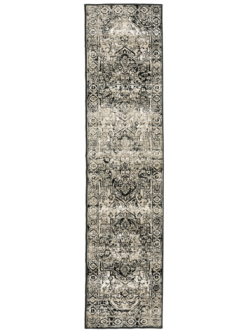 Georgia 1'10" x 7'6" Grey Rug