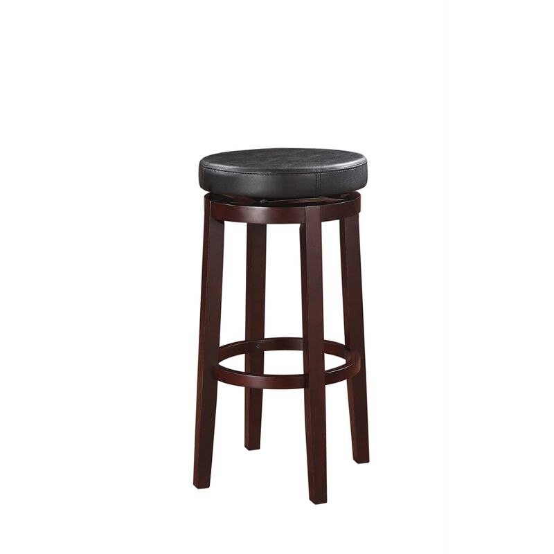 Linon Maya Black 29 Inches Bar Stool