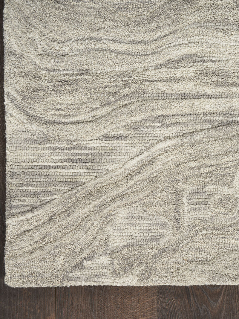 Graceful GRU01 Gray 2'3" x 7'6" Rug image number 2