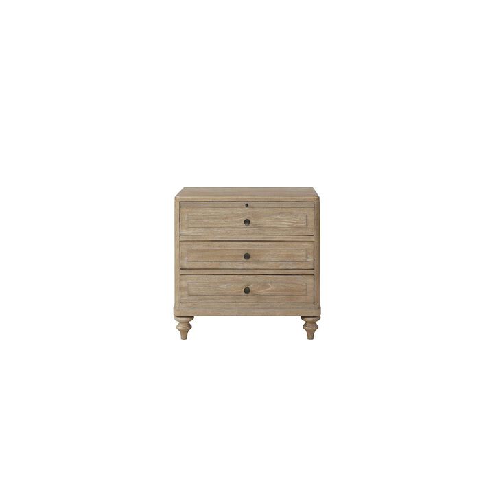 Wilmington 3 Drawer Nightstand