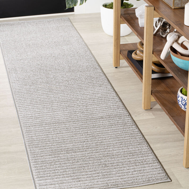 Aarhus Minimalist Scandi Striped Area Rug