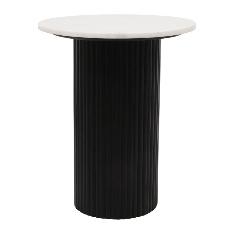 Fluted Base Accent Table image number 0