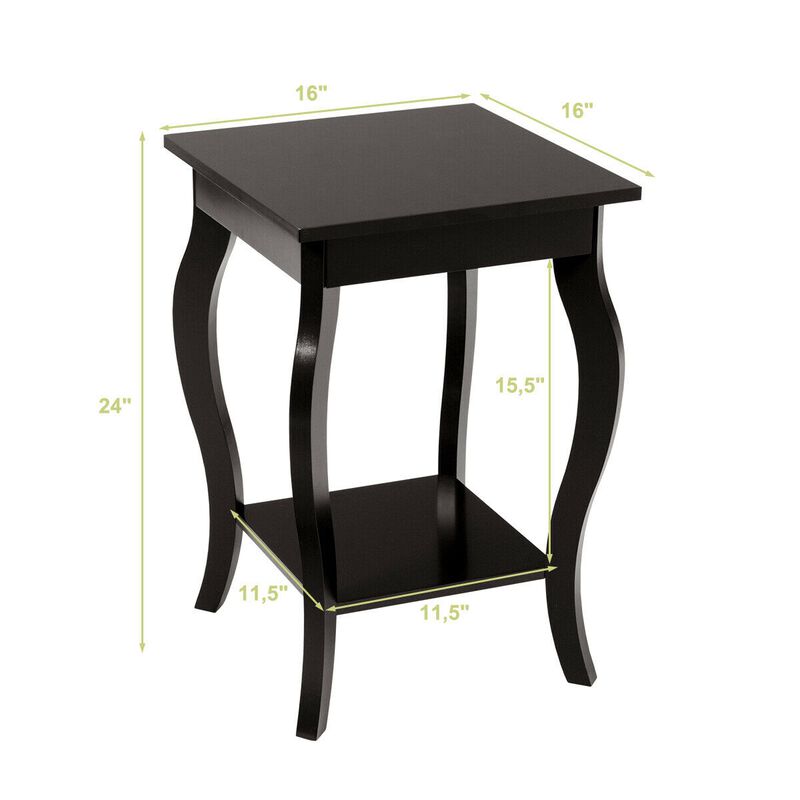 Accent Sofa End Side Table