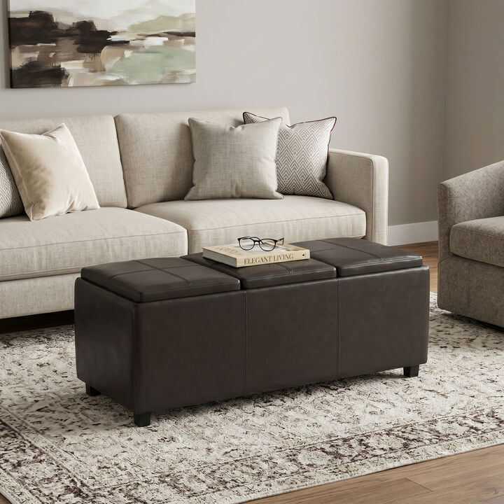 Simpli Home Avalon Storage Ottoman