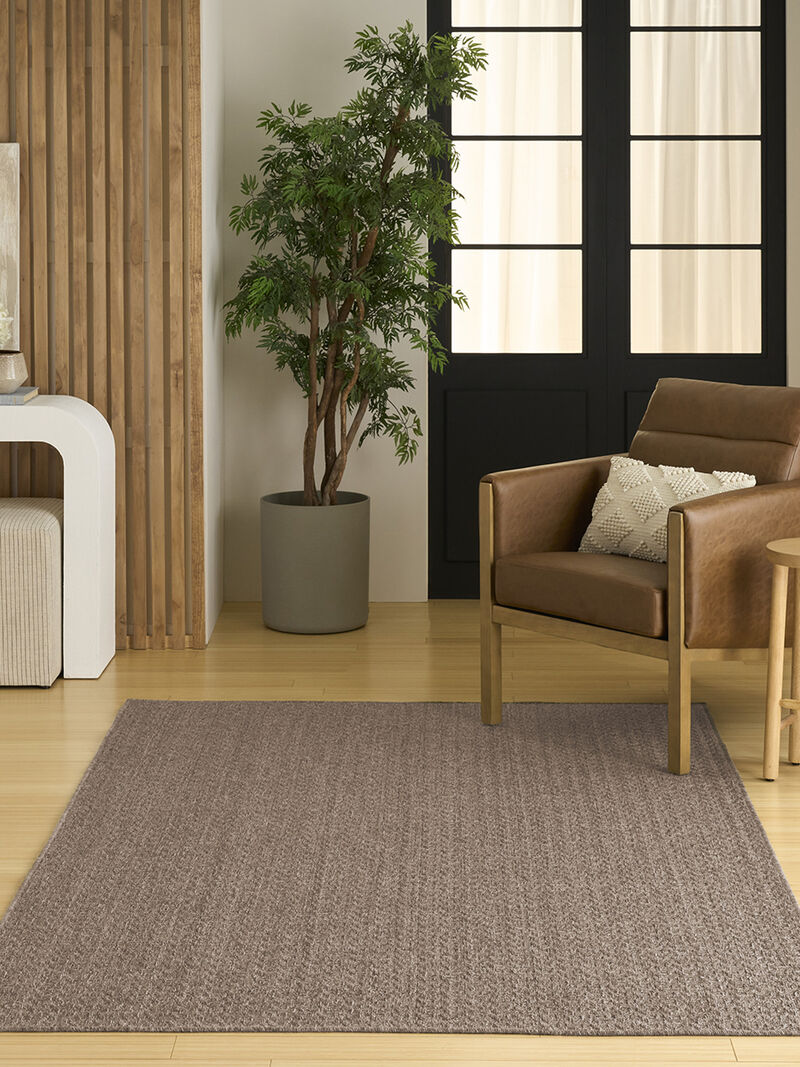 Tulum TLM02 Brown 5'3" x 7' Rug