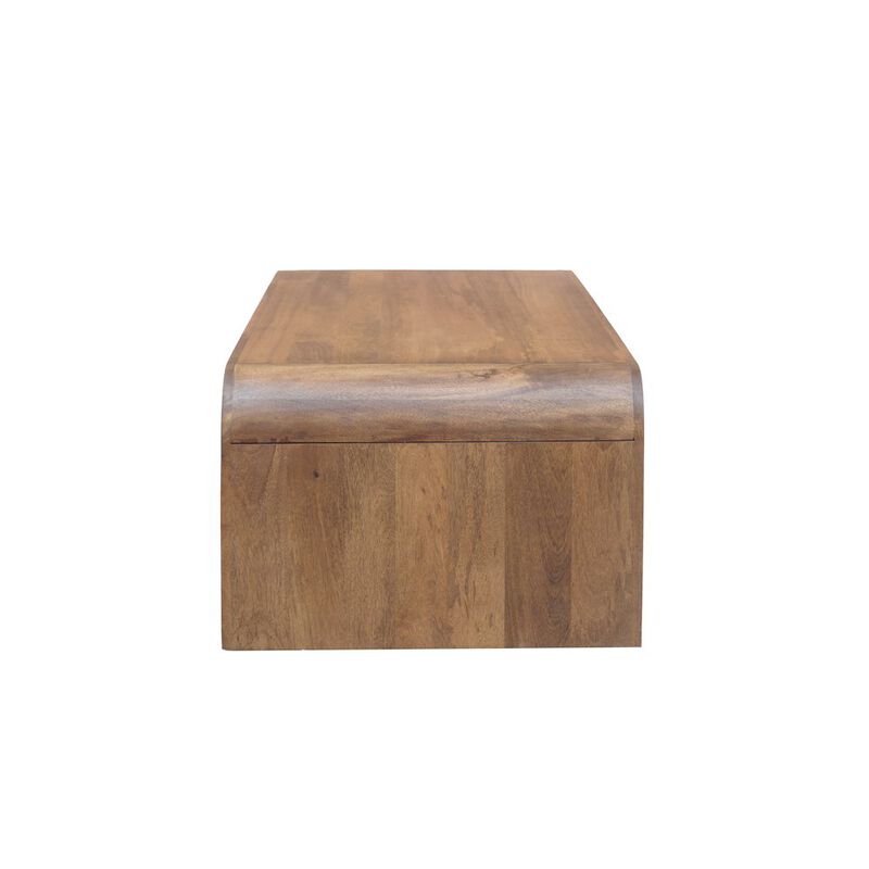 Porter Designs Palencia Solid Mango Wood Coffee Table, Natural image number 2