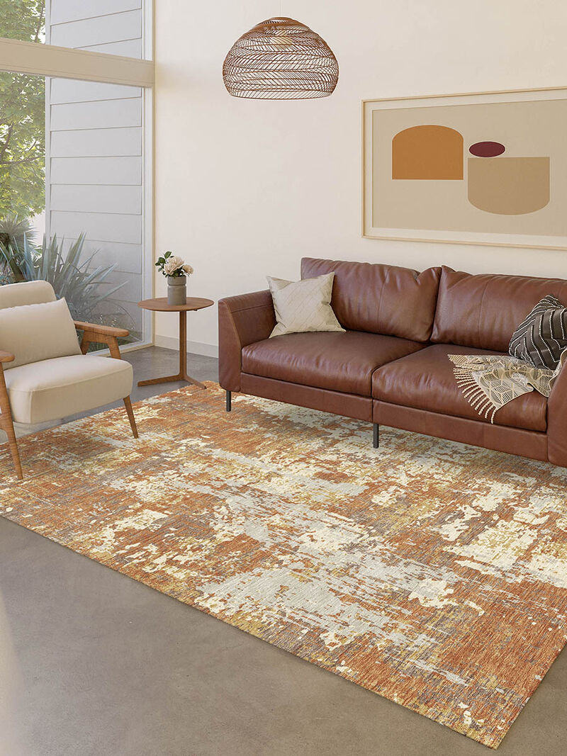 Kochi KC7 Copper 3' x 5' Rug