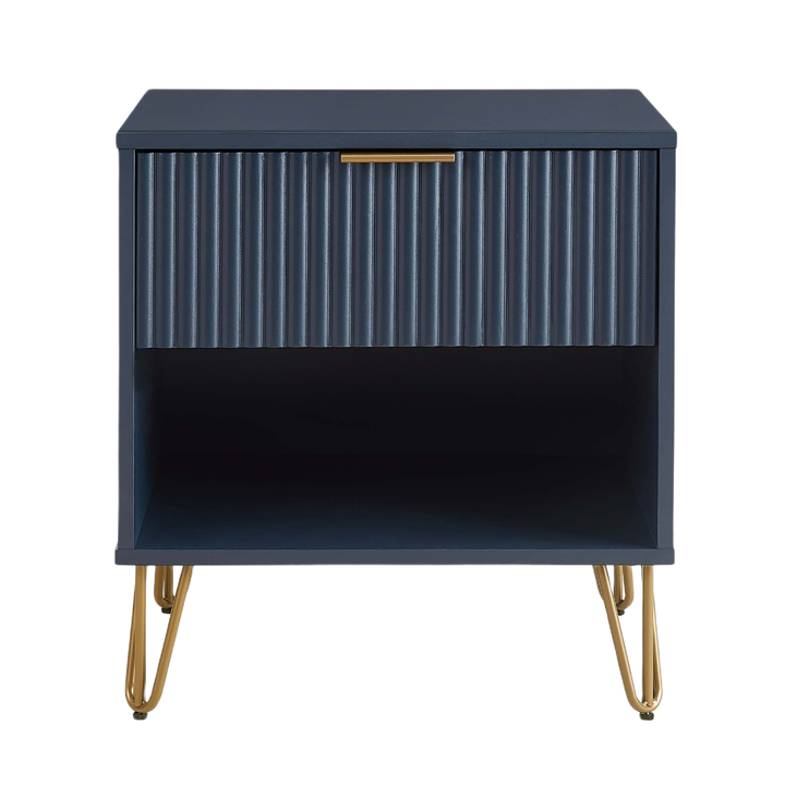Dumbo 1-Drawer Nightstands in Blue (Set of 2)
