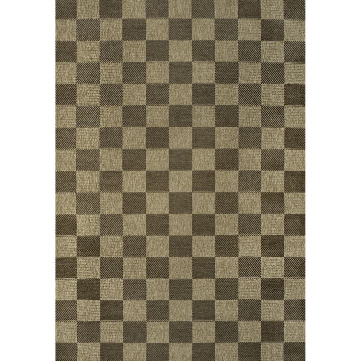 Mason Smart Jute Geometric Boho Checker Weave Indoor/Outdoor Area Rug