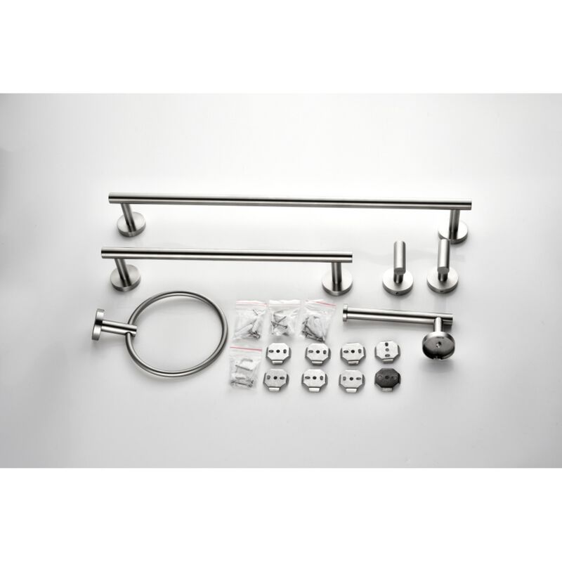 Zeblex Stainless Steel Bathroom Hardware Set image number 8