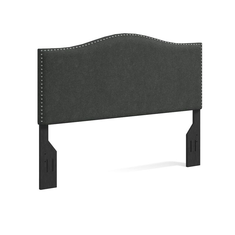 Rize Home Upholstered Headboard Queen Gray image number 0