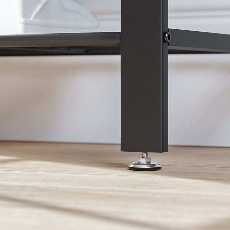 Coat Rack with Shoe Bench for Entryway Storage and Organization