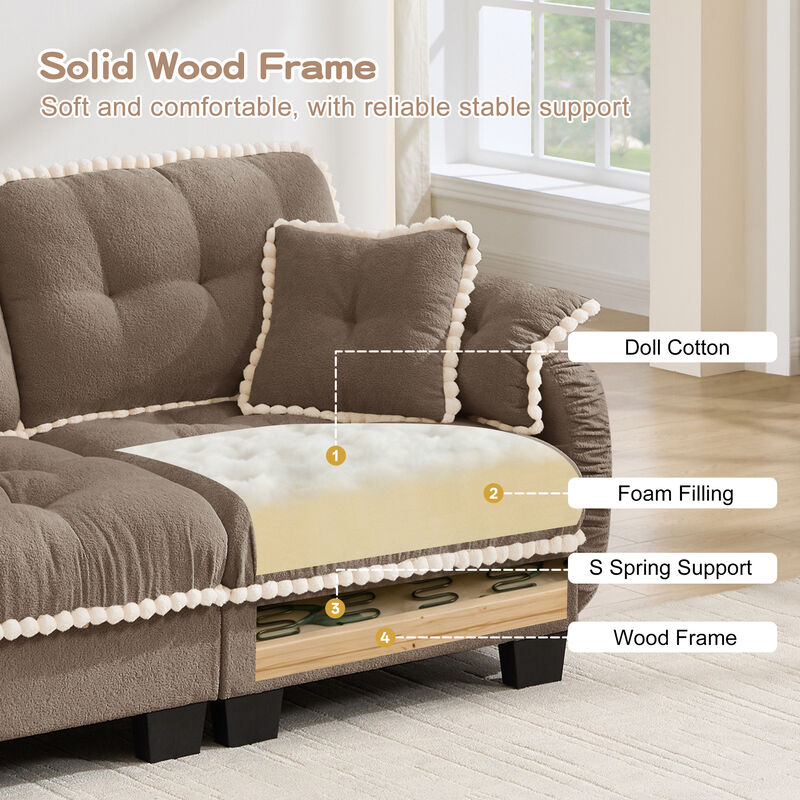 Zambal  L-Shaped Sectional Sofa image number 6
