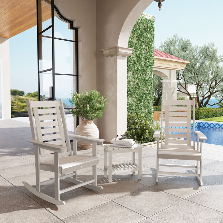 Hivvago 2-Piece Garden Rocking Chair Set