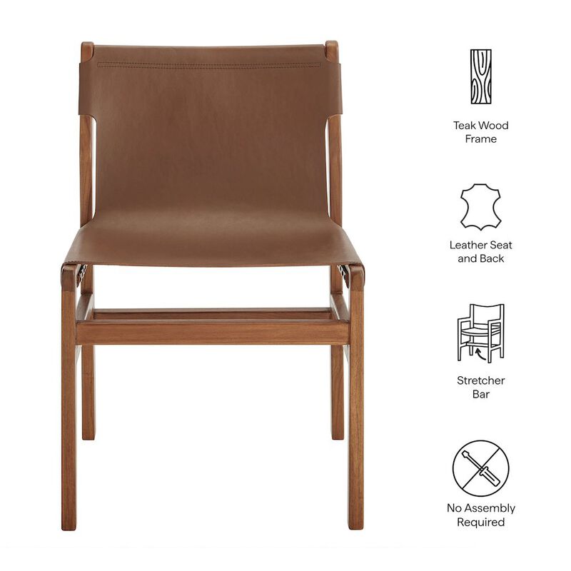 Sonora Leather Dining Side Chair image number 1