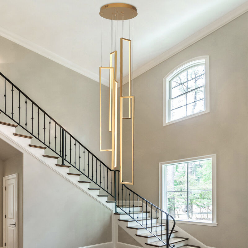 5-Light High-Ceiling Dimmable Cluster Pendant image number 3