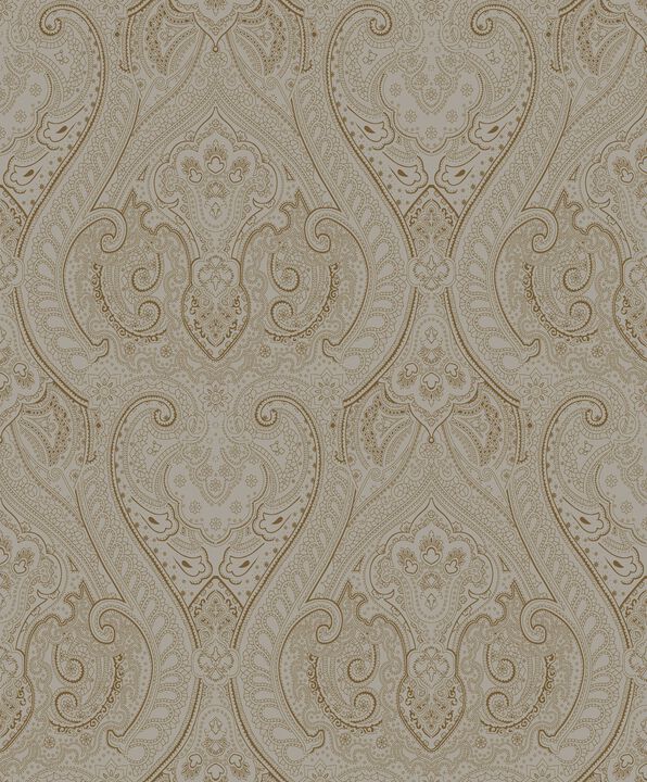 Zen Lace Bronze Brown Wallpaper AM22002-2