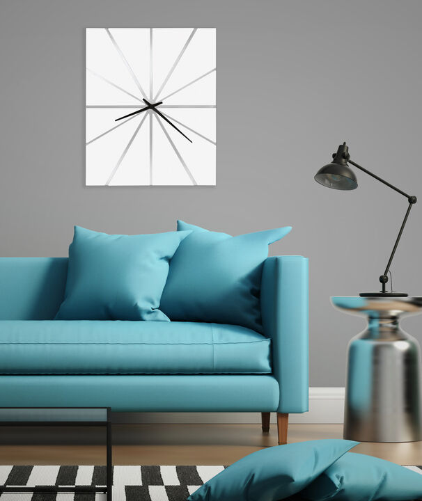 Howard Miller 625616 Howard Miller Zander Wall Clock 625616 Gloss White