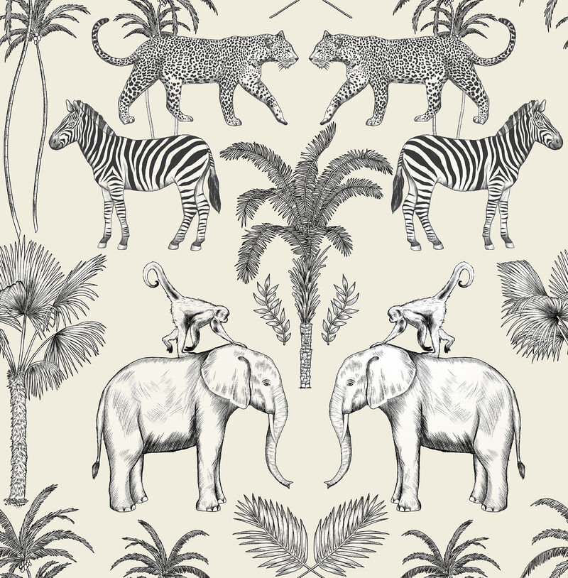 Nauman Eggshell Safari Walk Wallpaper image number 0