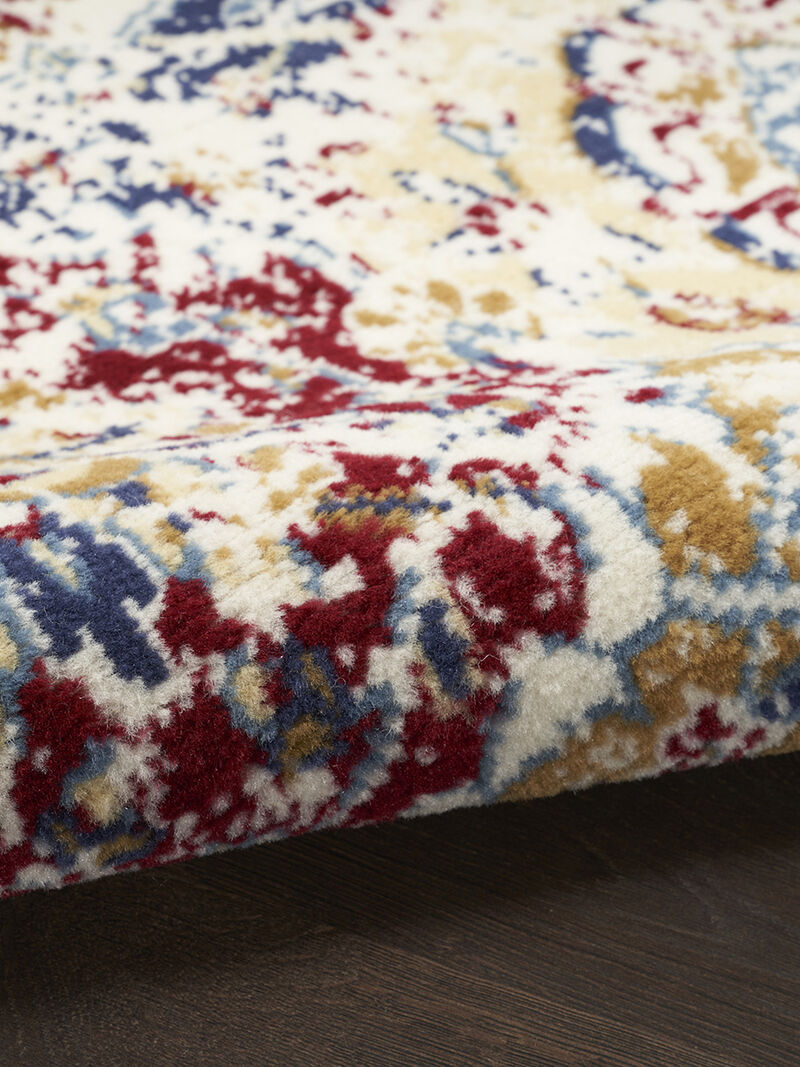 Grafix GRF31 Turquoise/Multicolor 3'9" x 5'9" Rug