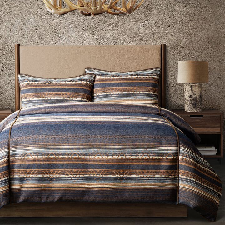 Estes Blue King Duvet Cover Set