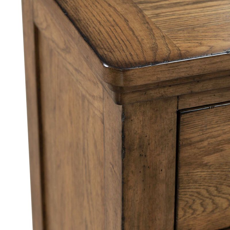Liberty Furniture Carolina Park 7 Drawer Bedroom Dresser Transitional - Amber Brown image number 7