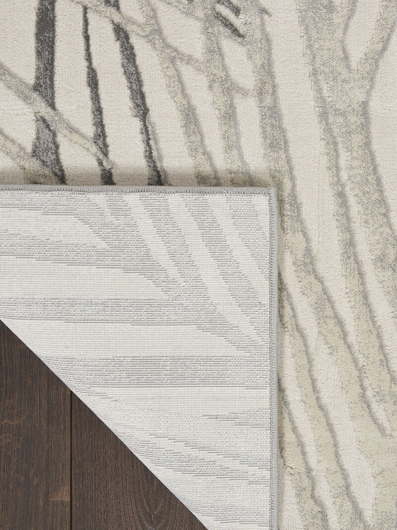 Rustic Textures RUS17 Ivory/Gray 2'2" x 7'6" Rug image number 1