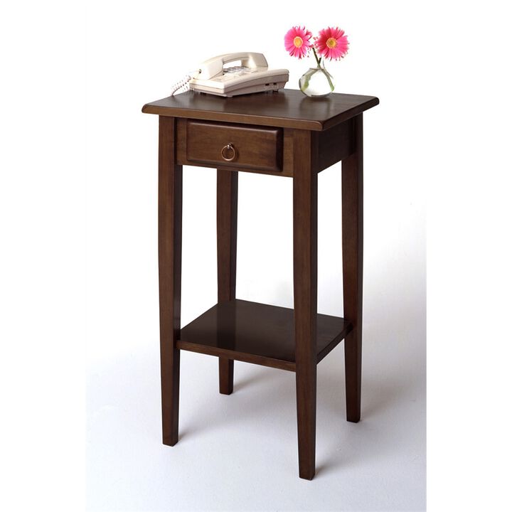 Regalia Accent Table with drawer, shelf