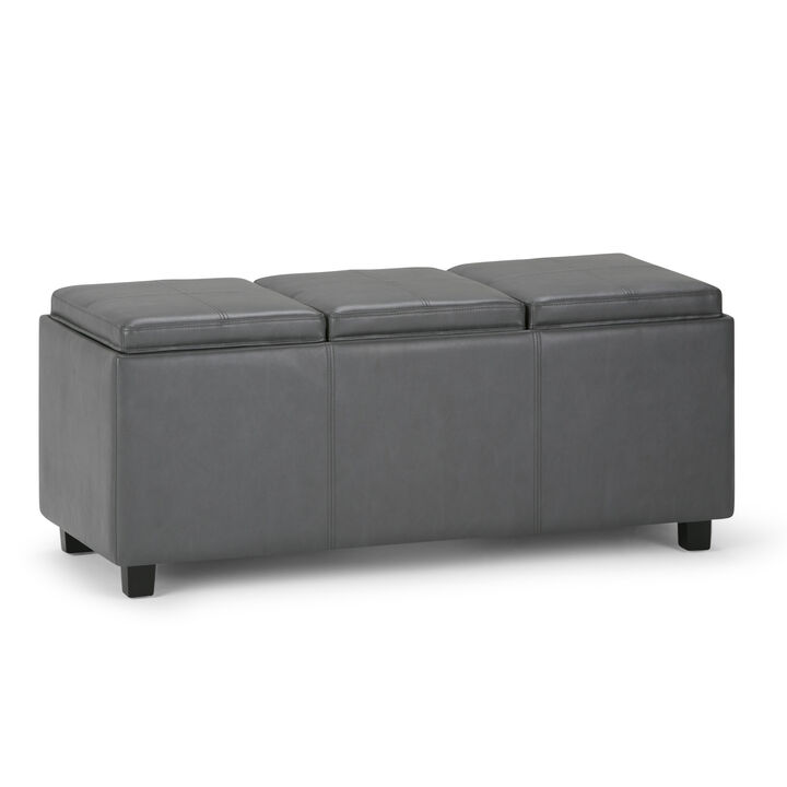 Simpli Home Avalon Storage Ottoman