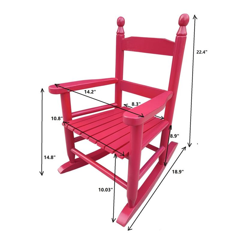 Kumker Kids Solid Wood Rocking Chair image number 9