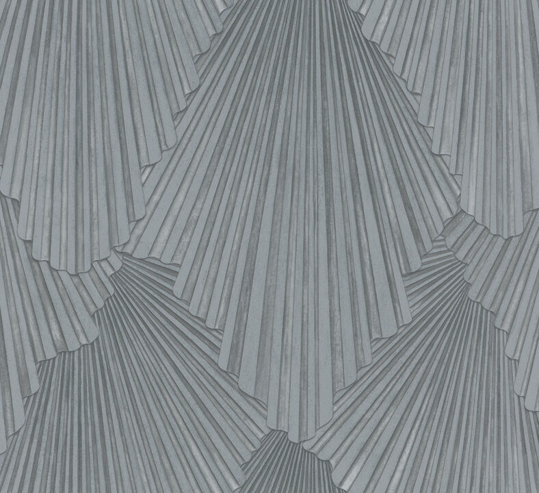 Lumiere Pewter Deco Geo Wallpaper