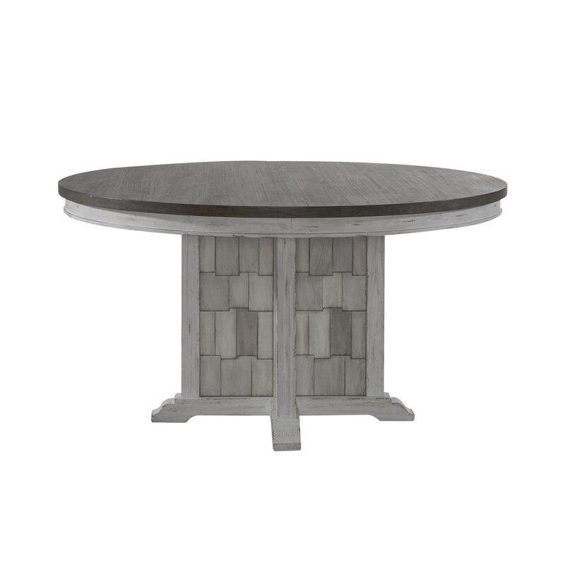 Liberty Furniture Pedestal Table Set in Pine Solids & Veneers image number 4