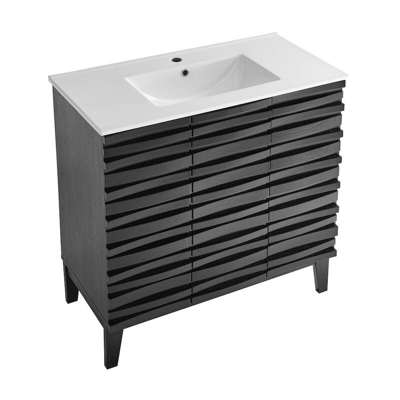 Cascade 36" Freestanding Bathroom Vanity with Sink Top image number 7