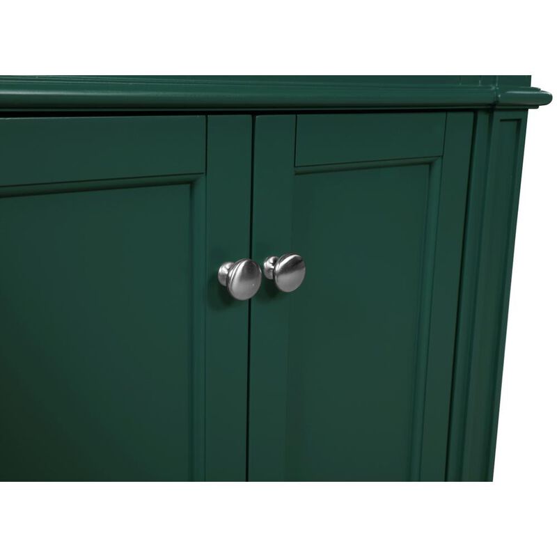 Elegant Kitchen and Bath 36 inch Single bathroom vanity in green