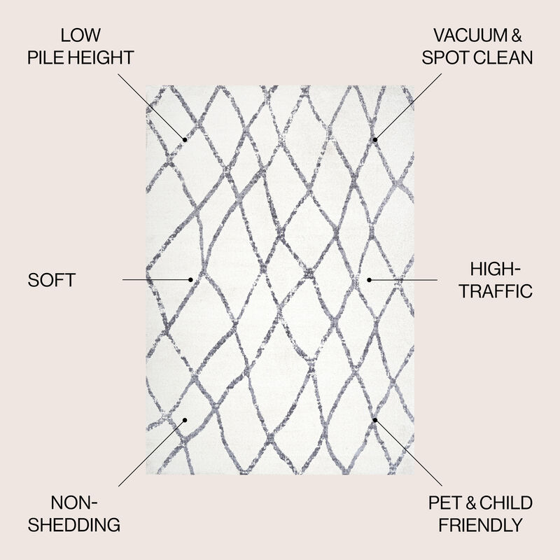 Illi Moroccan Diamond Trellis Area Rug