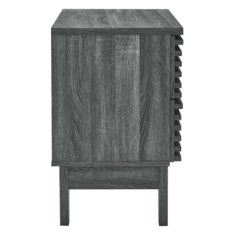 Render Two-Drawer Nightstand image number 4