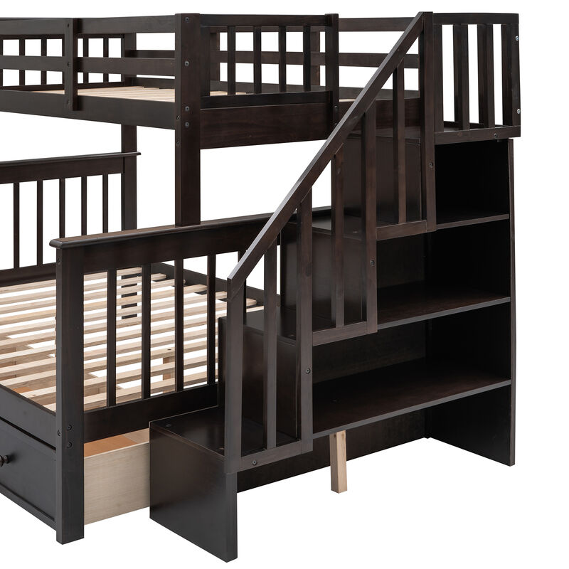 Merax Bunk Bed with Drawers