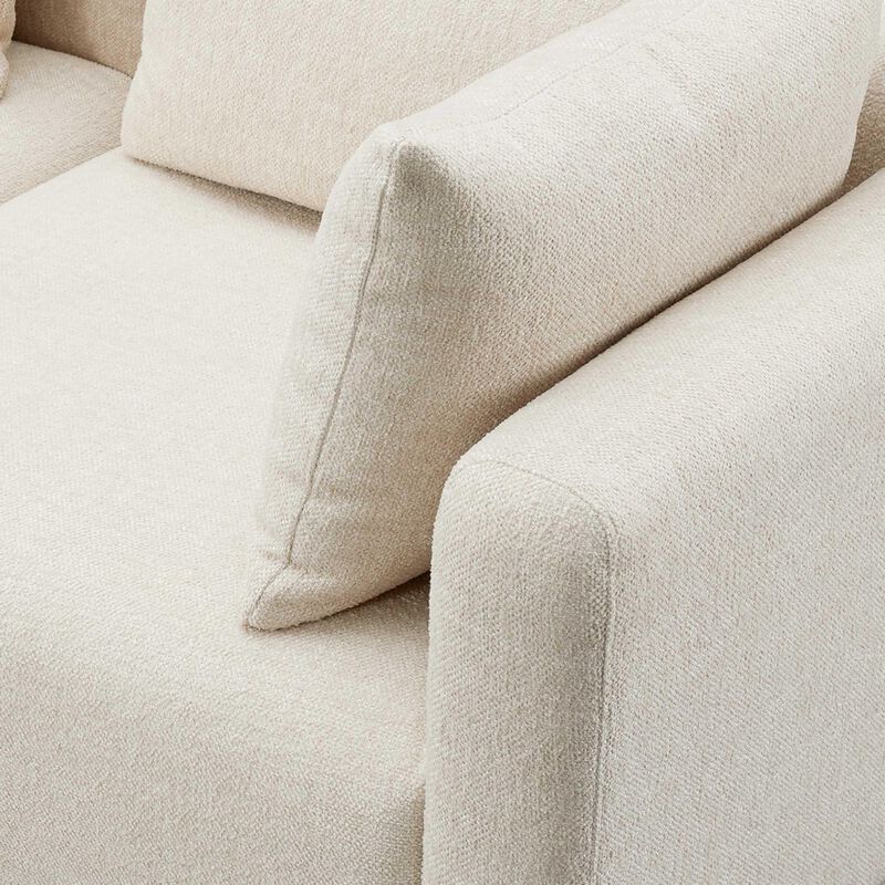 Hangover Textured Fabric Loveseat image number 5