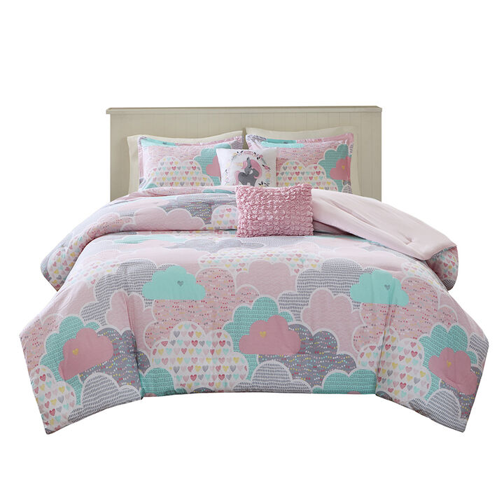 Gracie Mills Eowyn Cotton Printed Comforter Set